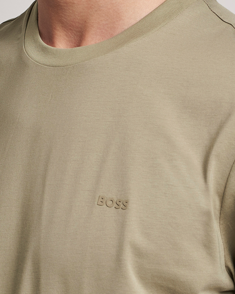 Hombres | Camisetas | BOSS BLACK | Thompson Crew Neck T-Shirt Pastel Green