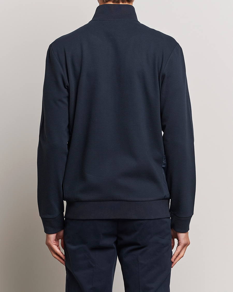 Hombres | Jerséis y prendas de punto | BOSS BLACK | Shepherd Full Zip Sweater Dark Blue