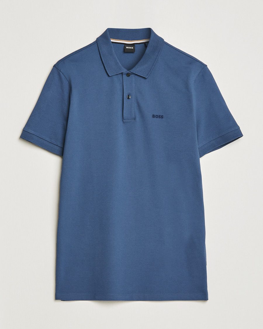 Hombres | Polos | BOSS BLACK | Pallas Polo Open Blue