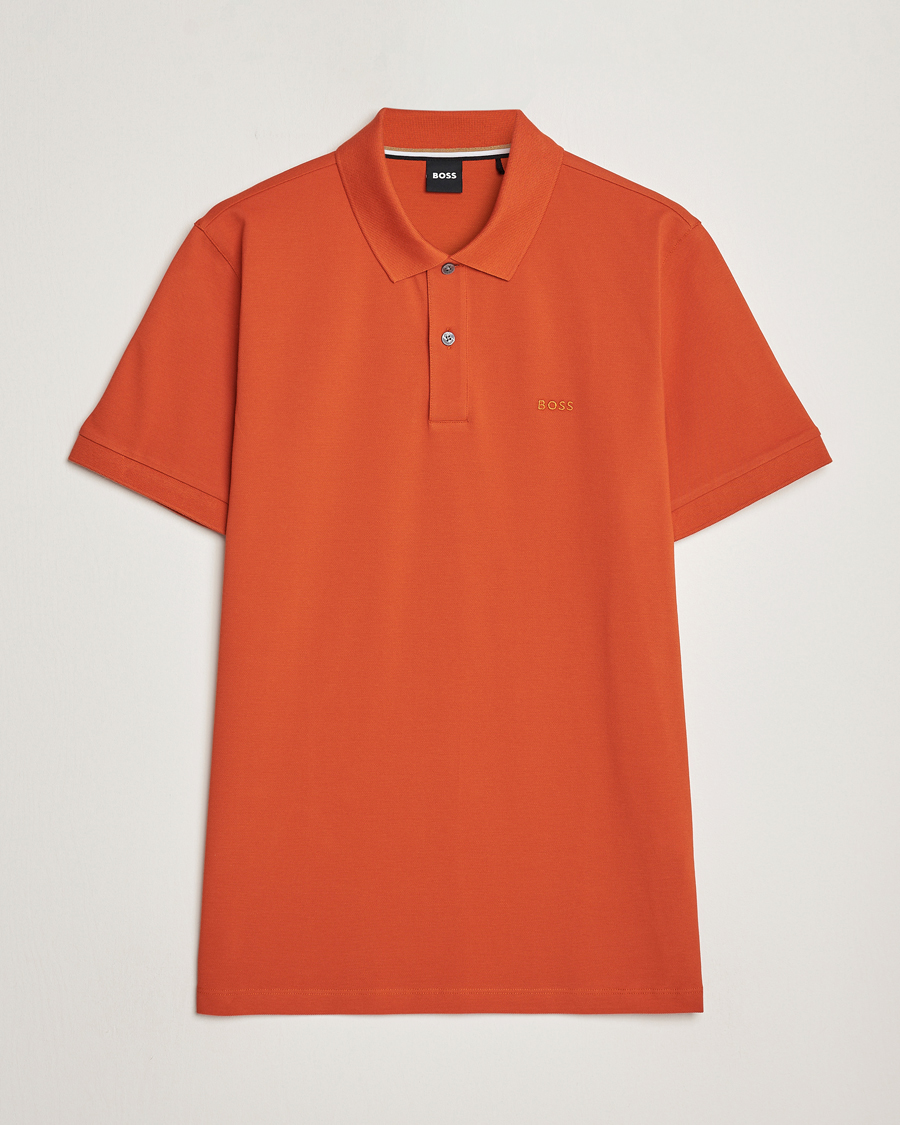 Hombres | Polos | BOSS BLACK | Pallas Polo Dark Orange