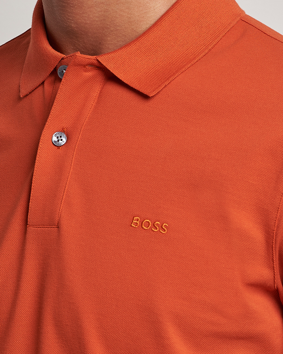 Hombres | Polos | BOSS BLACK | Pallas Polo Dark Orange