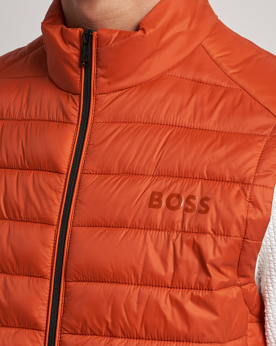 Hombres | Abrigos y chaquetas | BOSS BLACK | Calano Down Vest Dark Orange