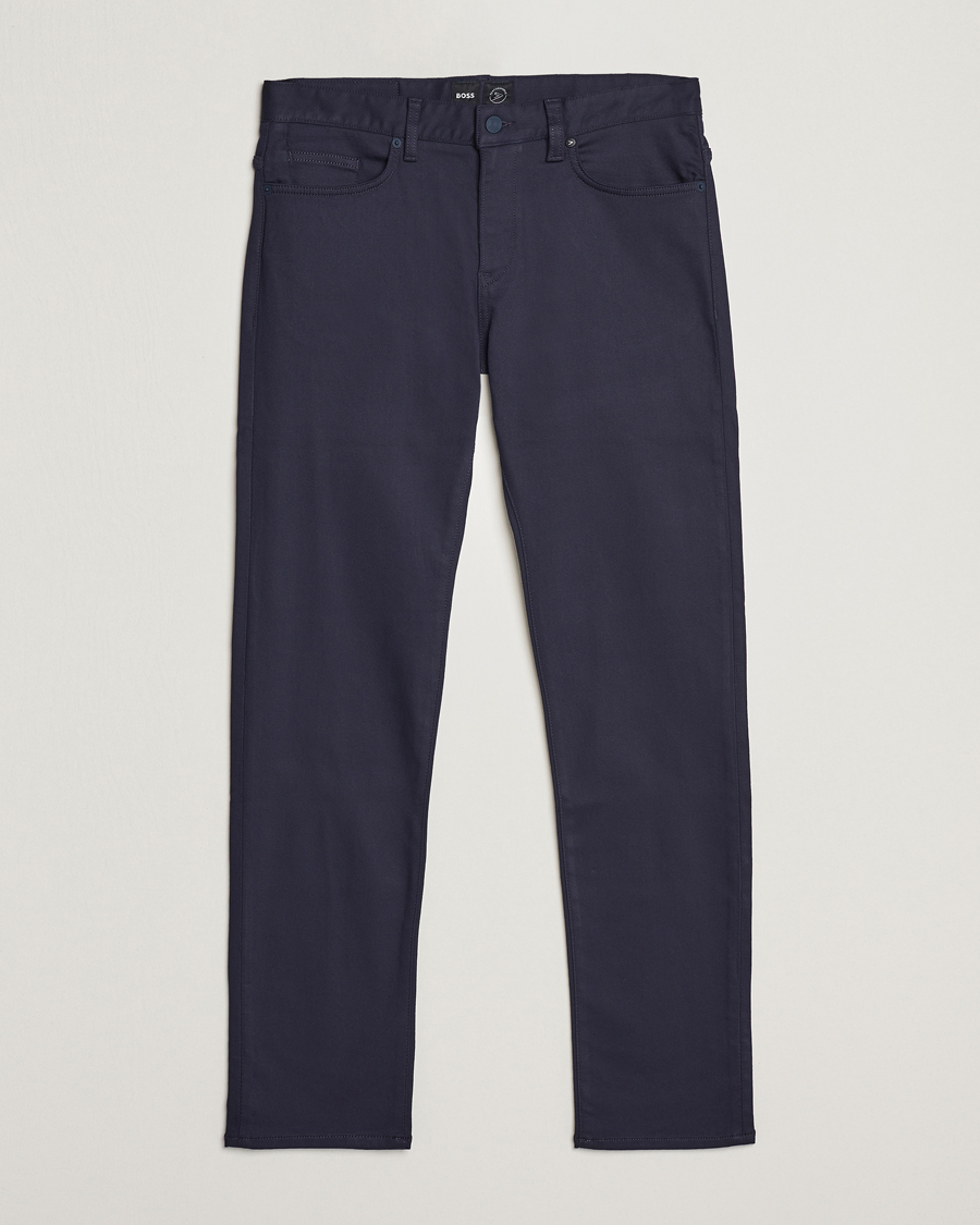 Hombres | Pantalones | BOSS BLACK | Delaware 5-Pocket Pants Dark Blue
