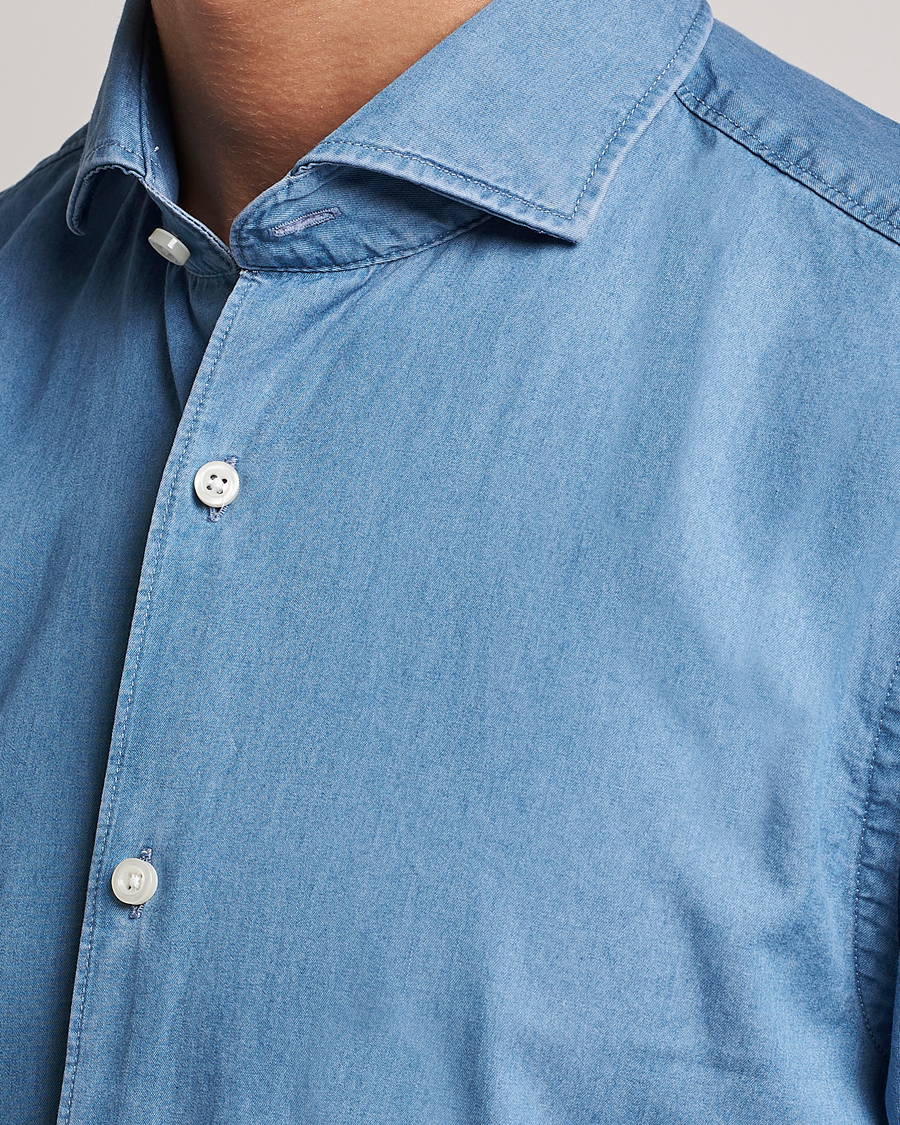 Hombres | Camisas | BOSS BLACK | Hal Denim Shirt Open Blue