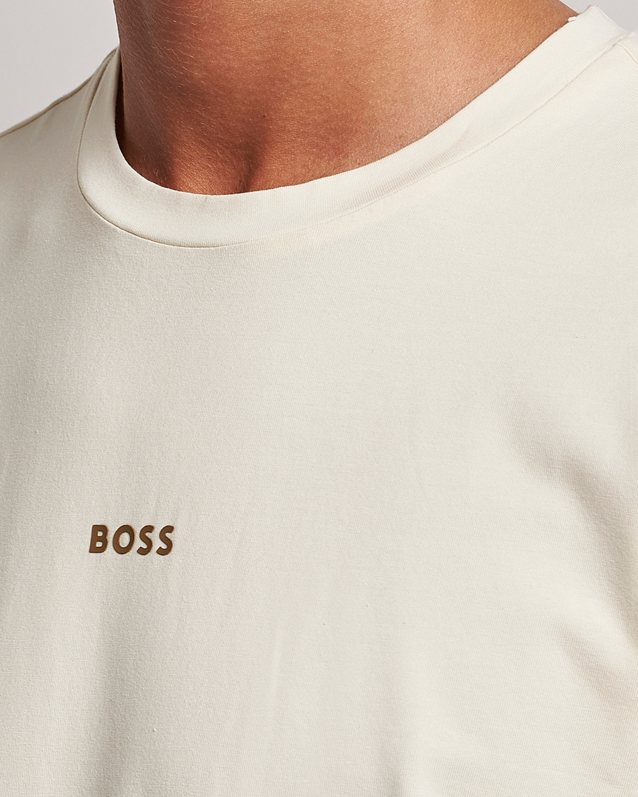 Hombres | Camisetas | BOSS ORANGE | Tchup Logo Crew Neck T-Shirt Light Beige
