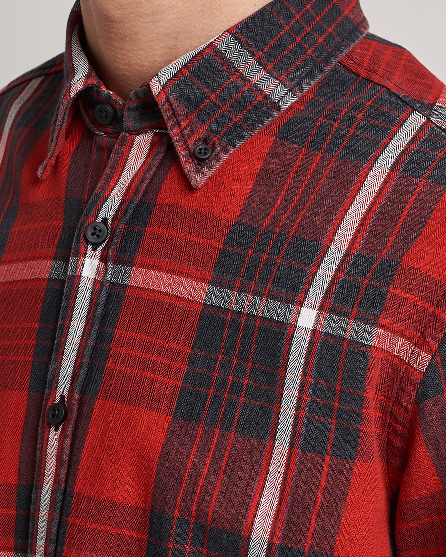 Hombres | Camisas | BOSS ORANGE | Rickert Checked Shirt Red/Grey