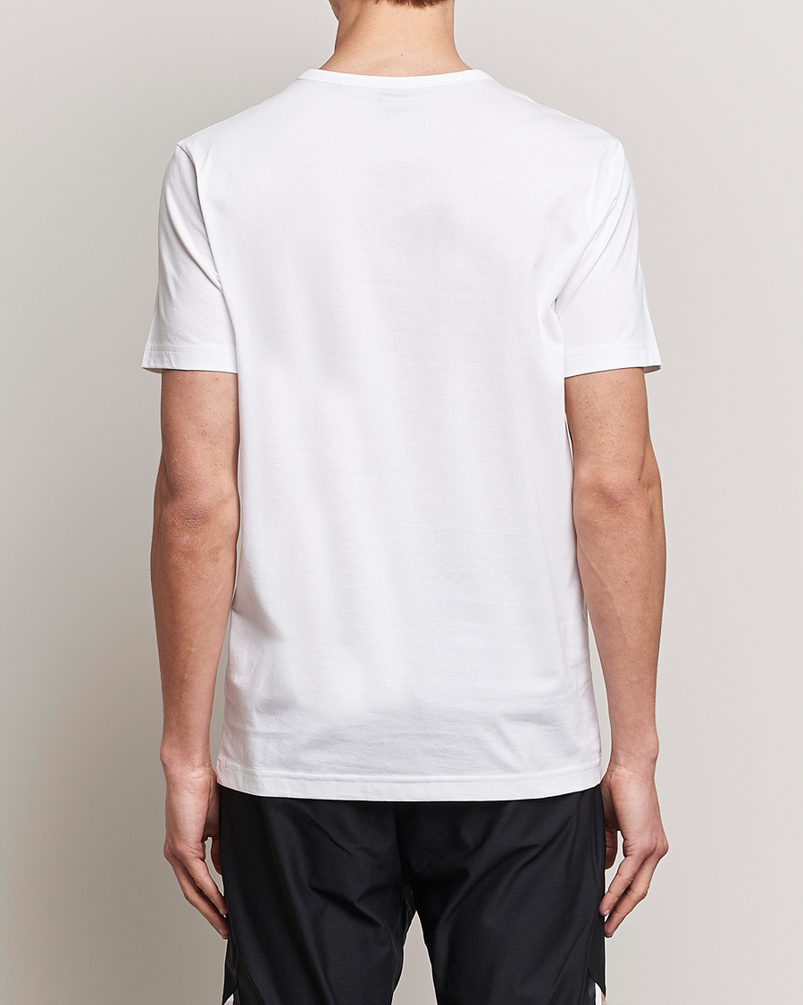 Hombres | Camisetas | BOSS GREEN | Curved Logo Crew Neck T-Shirt Natural