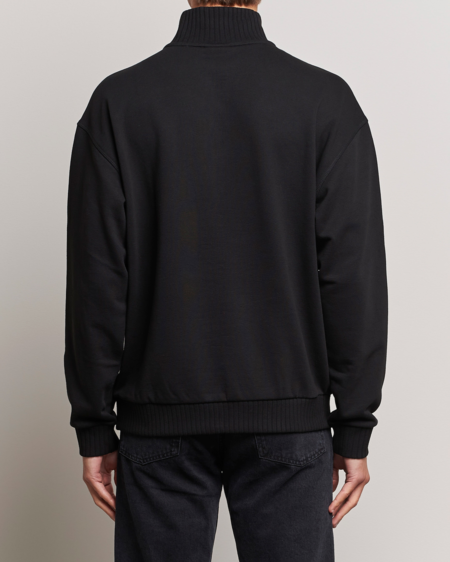 Hombres | Jerséis y prendas de punto | HUGO | Dutzagata Logo Half Zip Sweater Black