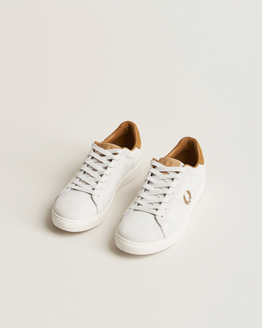 Hombres | Fred Perry Spencer Suede Sneaker White | Fred Perry | Spencer Suede Sneaker White