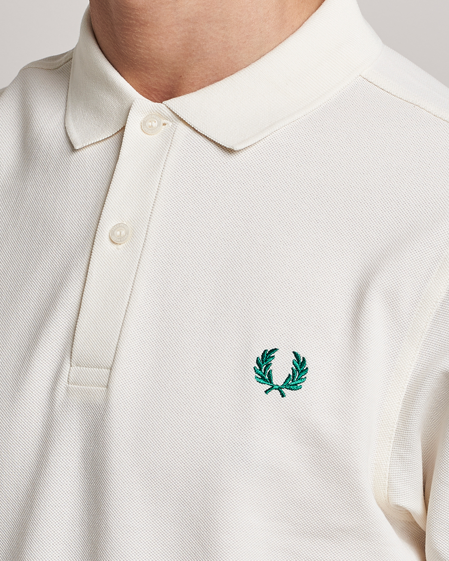Hombres | Polos | Fred Perry | Plain Polo Shirt Light Ecru