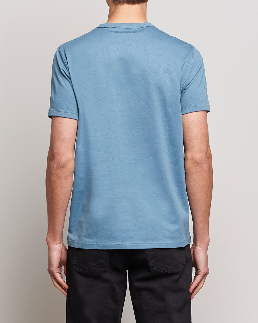 Hombres | Camisetas | Fred Perry | Ringer Cotton T-Shirt Ash Blue
