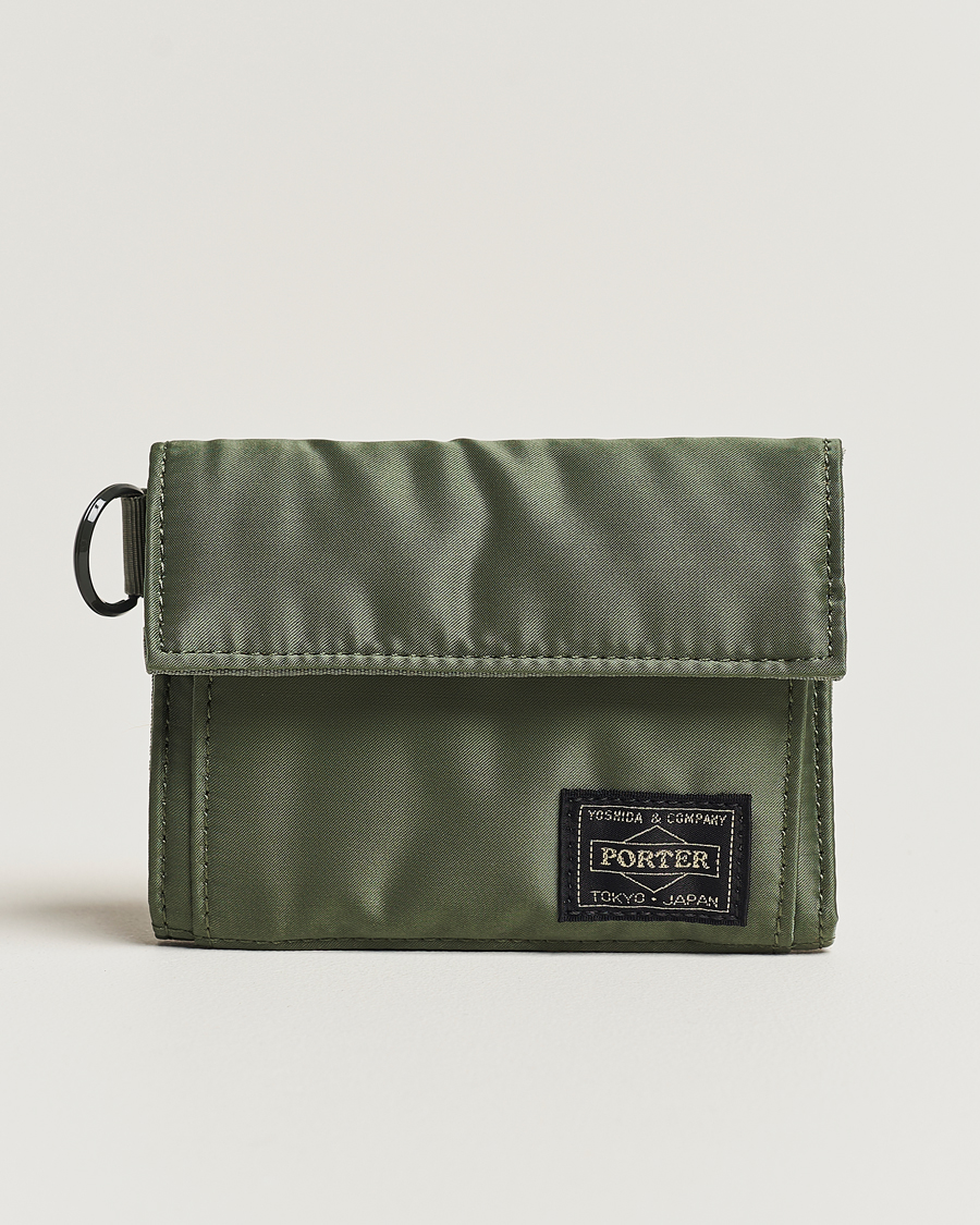 Hombres | Porter-Yoshida & Co. Tanker Wallet Sage Green | Porter-Yoshida & Co. | Tanker Wallet Sage Green