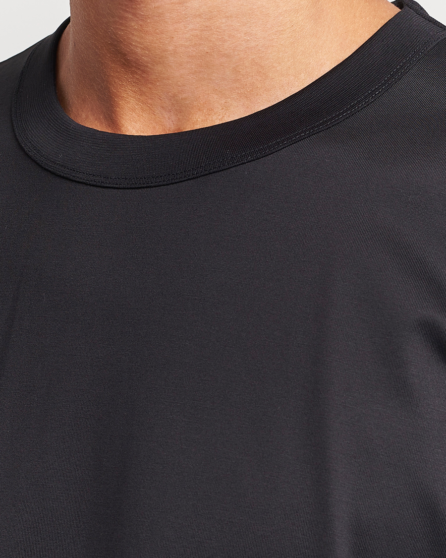 Hombres | Camisetas | Bread & Boxers | Pima Cotton Crew Neck T-Shirt Black