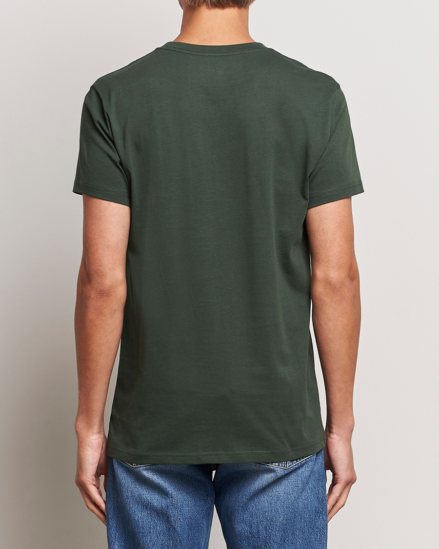 Hombres | Camisetas | Bread & Boxers | Heavy Cotton Crew Neck T-shirt Forest Green