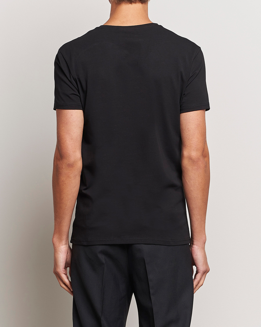 Hombres | Camisetas | Bread & Boxers | 2-Pack V-Neck T-Shirt Black
