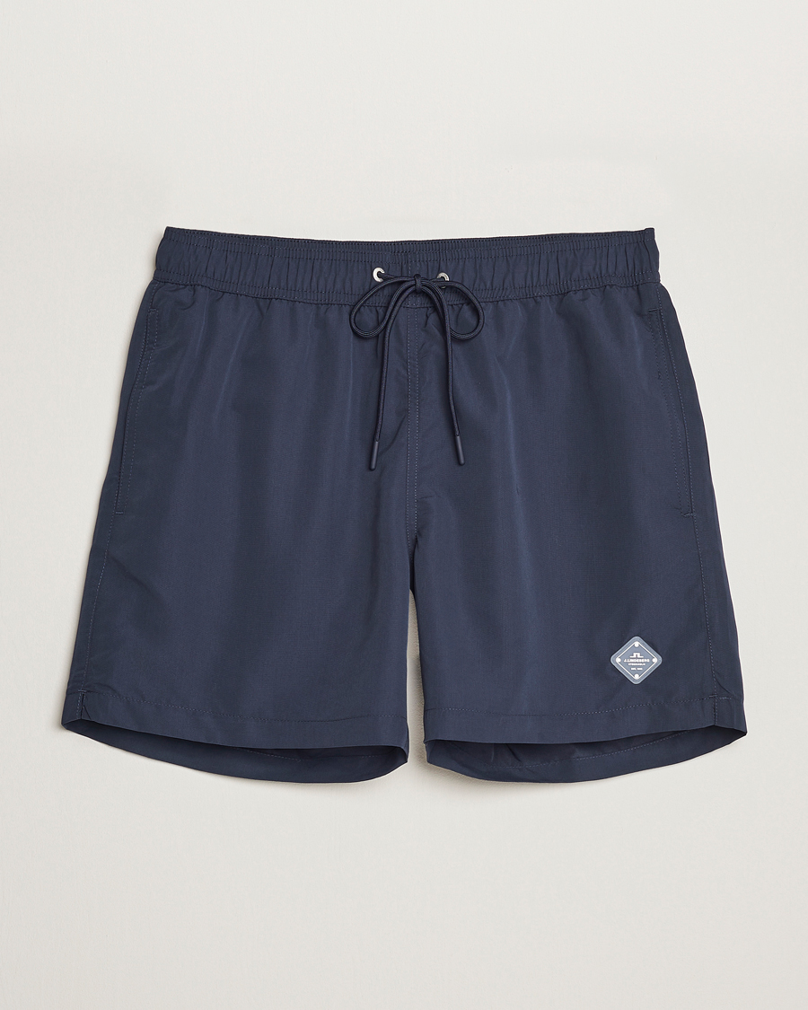 Hombres | Bañadores | J.Lindeberg | Banks Solid Swimshorts Navy
