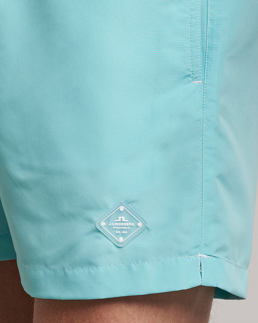 Hombres | Bañadores | J.Lindeberg | Banks Solid Swimshorts Aqua Splash
