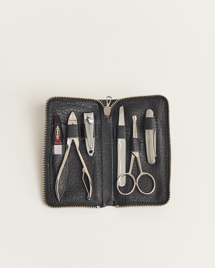 Hombres | F. Hammann Men's Manicure Set Black | F. Hammann | Men's Manicure Set Black