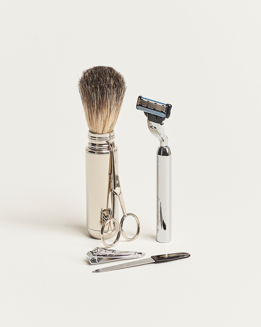 Hombres | Hogar | F. Hammann | Shaving and Manicure Set Dark Brown
