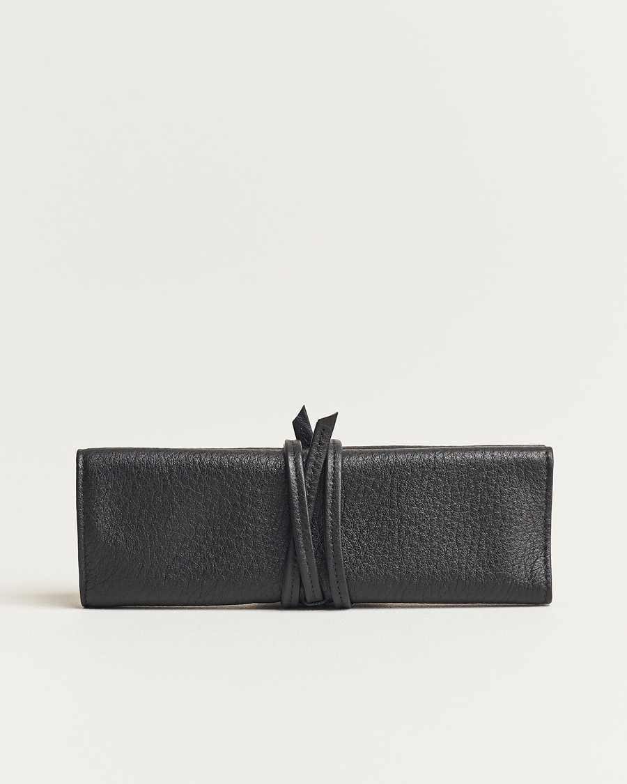 Hombres | Cajas y enrolladores de reloj | F. Hammann | Flat Travel Watchroll Black