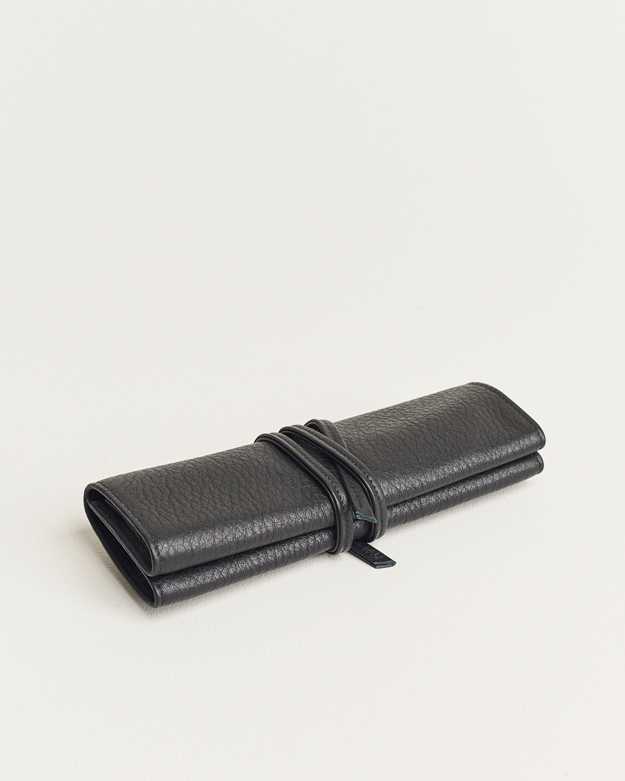 Hombres | Cajas y enrolladores de reloj | F. Hammann | Flat Travel Watchroll Black