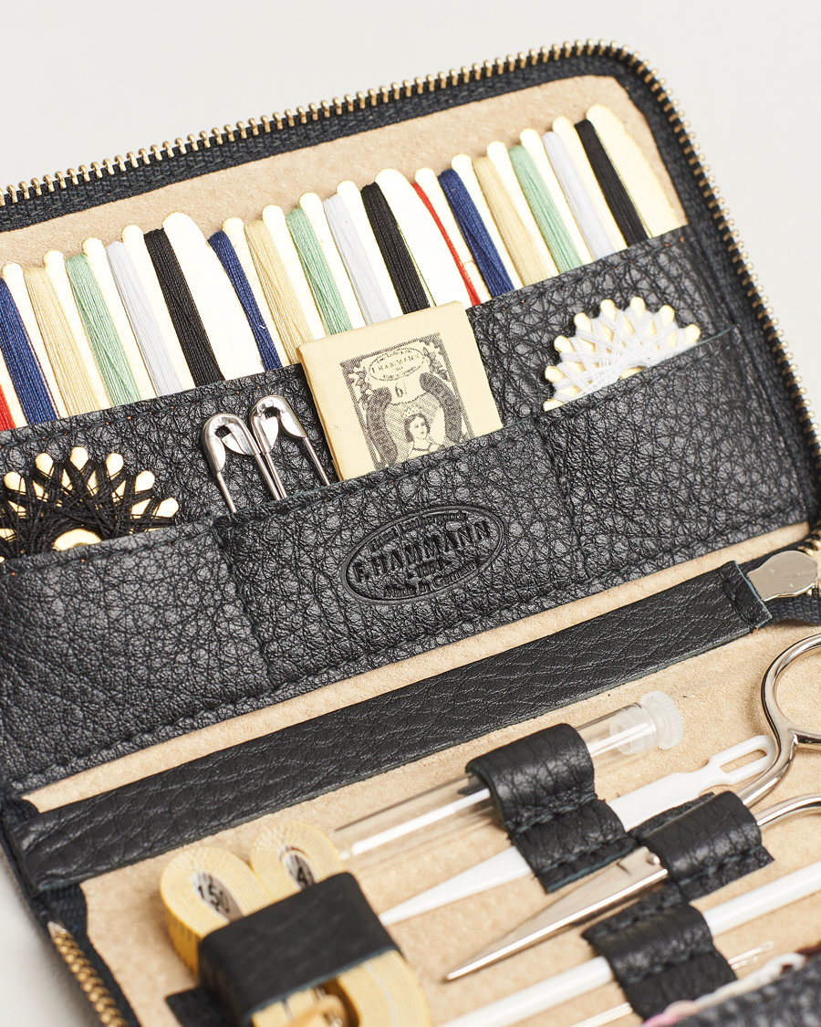 Hombres | Hogar | F. Hammann | Travel Sewing Set Black
