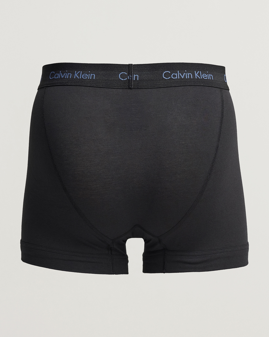 Hombres | Ropa interior y calcetines | Calvin Klein | Cotton Stretch 3-Pack Trunk Black
