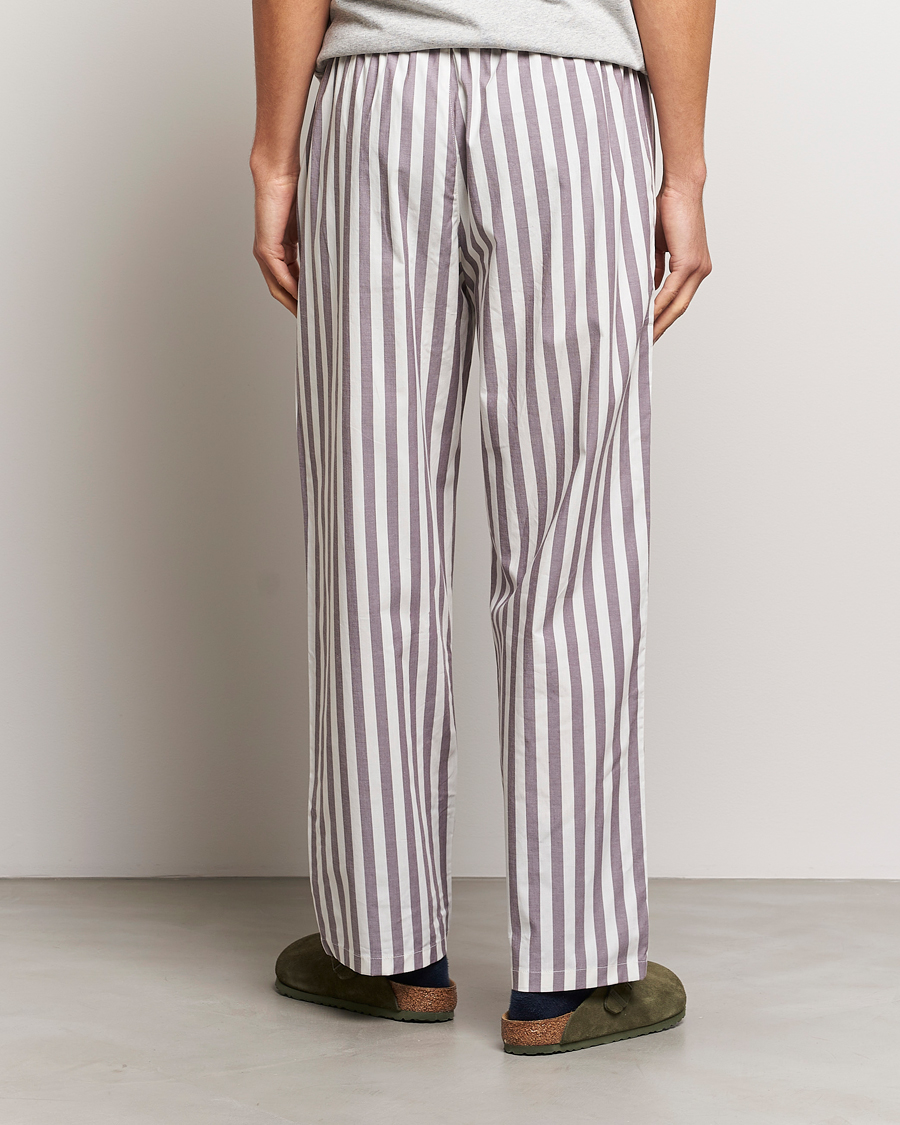 Hombres | Pijamas y batas | Calvin Klein | Cotton Striped Pyjama Pants White/Grey
