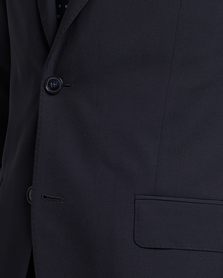 Hombres | Blazers | Oscar Jacobson | Edmund Wool Blazer Navy