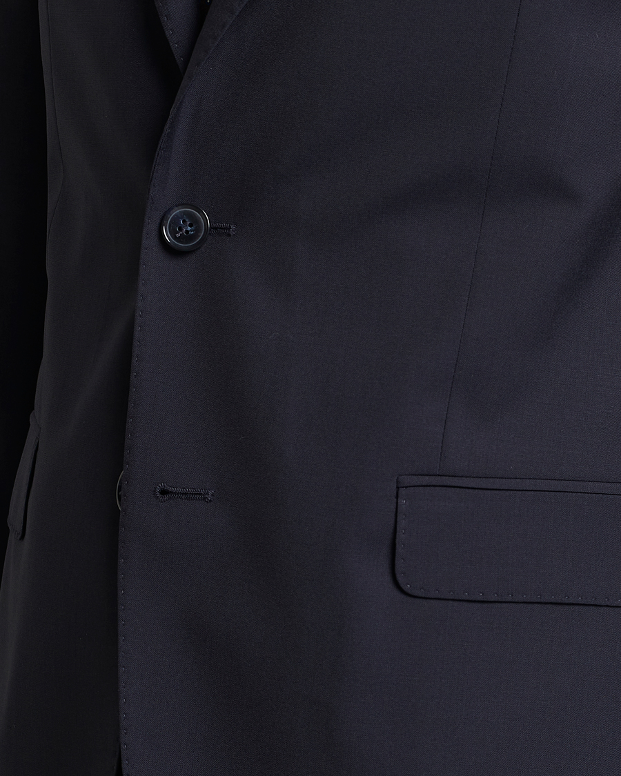 Hombres | Blazers | Oscar Jacobson | Falk Wool Blazer Navy