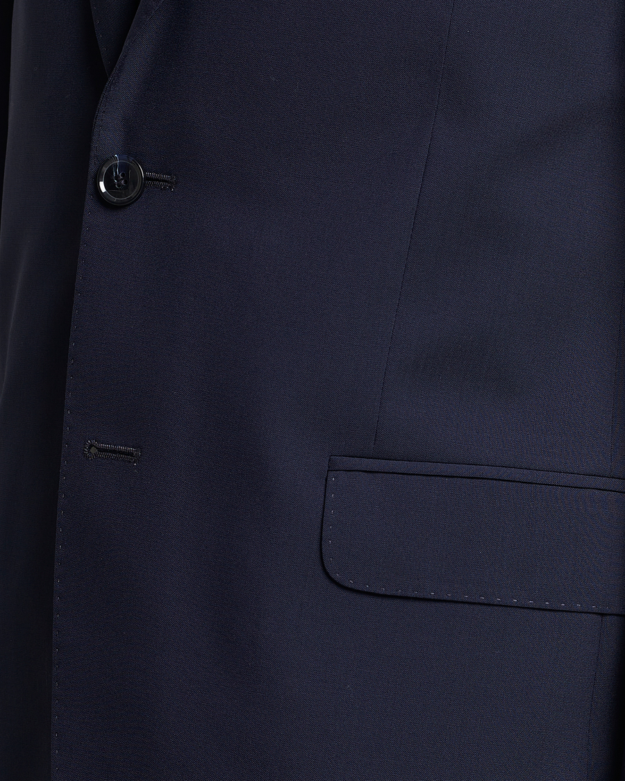 Hombres | Blazers | Oscar Jacobson | Falk Wool Blazer Blue