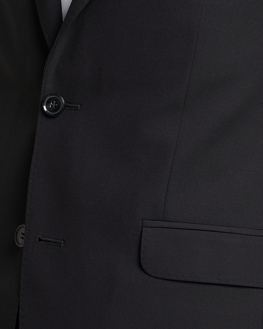 Hombres | Blazers | Oscar Jacobson | Falk Wool Blazer Black