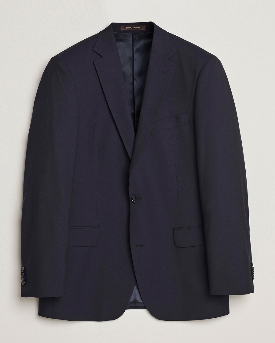 Hombres | Blazers | Oscar Jacobson | Joel Wool Blazer Navy
