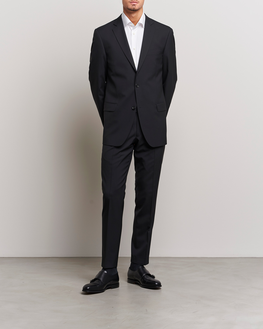 Hombres | Blazers | Oscar Jacobson | Joel Wool Blazer Black