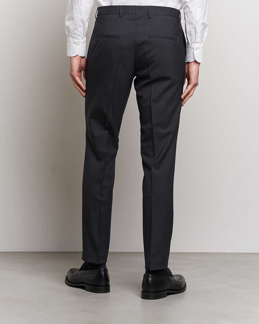 Hombres | Pantalones | Oscar Jacobson | Denz Wool Trousers Grey