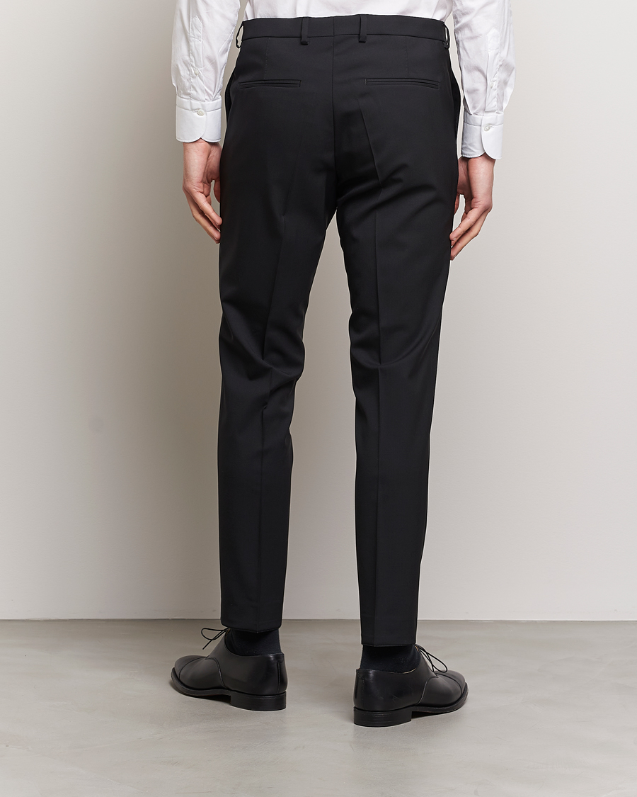 Hombres | Pantalones | Oscar Jacobson | Denz Wool Trousers Black