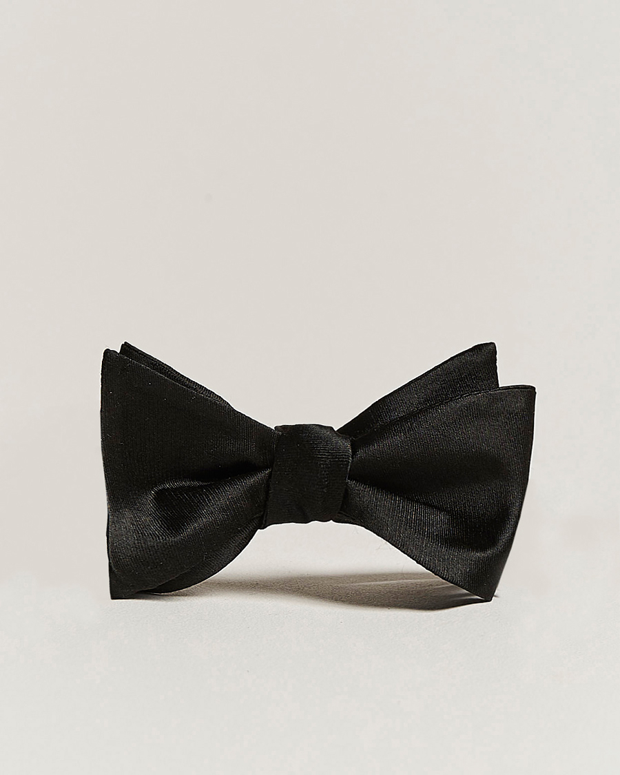 Hombres | Oscar Jacobson Bow Tie, Self Tie Black | Oscar Jacobson | Bow Tie, Self Tie Black