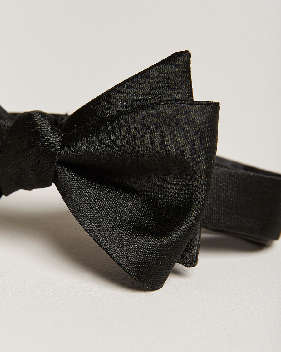 Hombres | Oscar Jacobson Bow Tie, Self Tie Black | Oscar Jacobson | Bow Tie, Self Tie Black