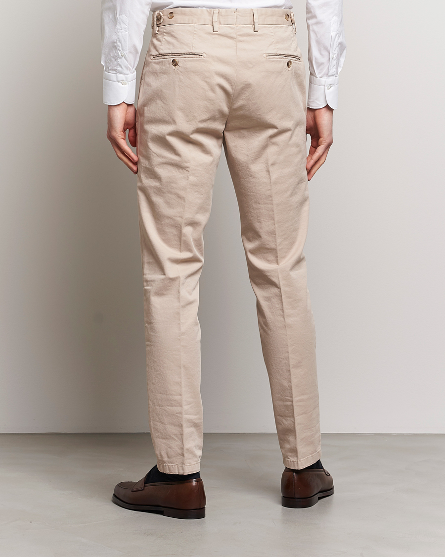 Hombres | Pantalones | Oscar Jacobson | Danwick Cotton Trousers Beige
