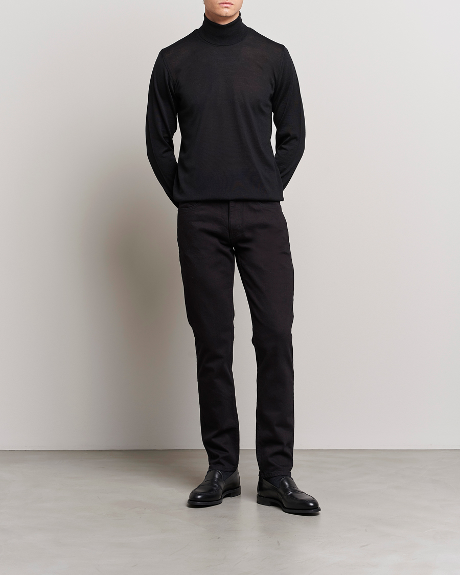 Hombres | Vaqueros | Oscar Jacobson | Albert Cotton Stretch Jeans Black