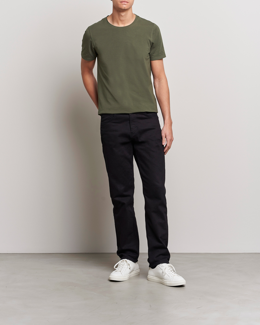 Hombres | Camisetas | Oscar Jacobson | Kyran Cotton T-shirt S-S Green