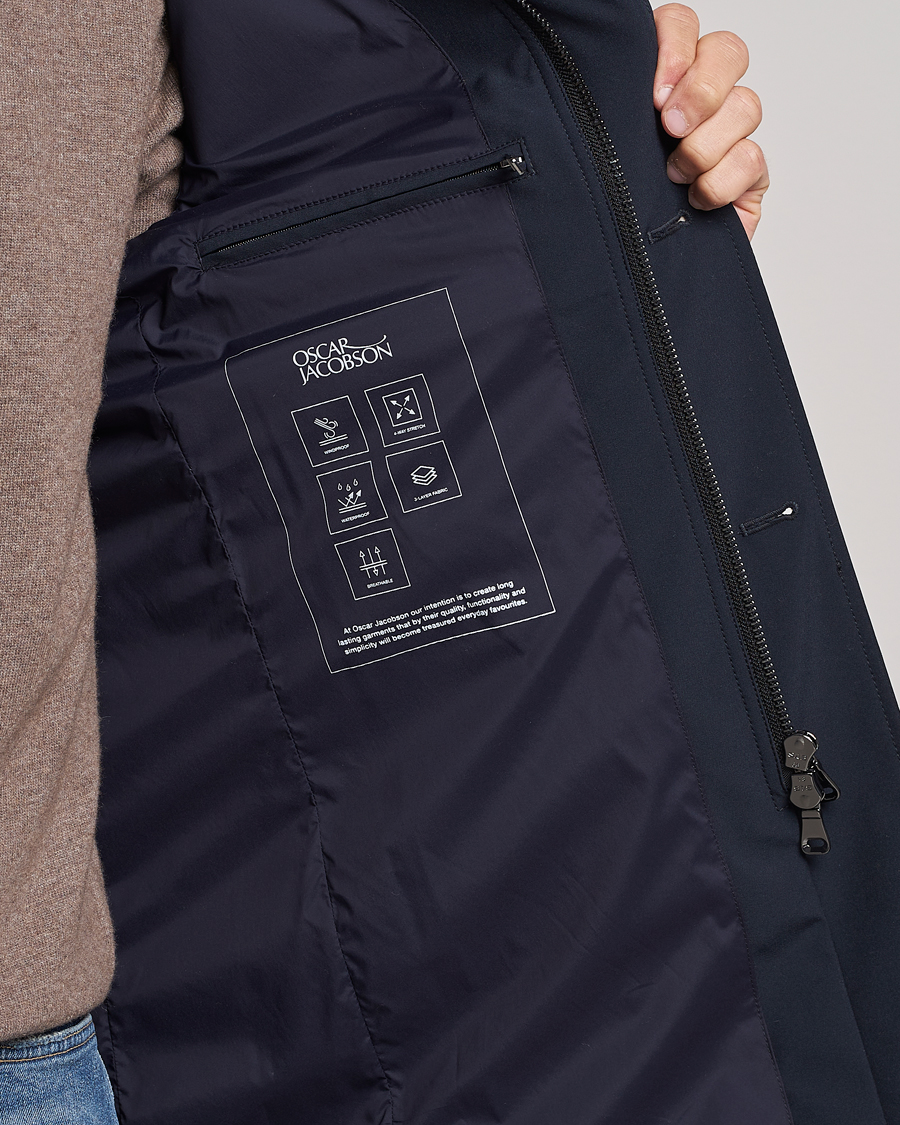 Hombres | Abrigos y chaquetas | Oscar Jacobson | Johnson Coat Navy