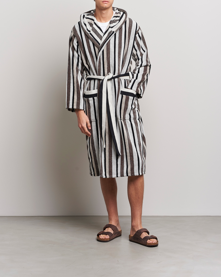 Hombres | Pijamas y batas | Missoni Home | Craig Bathrobe Grey/Black