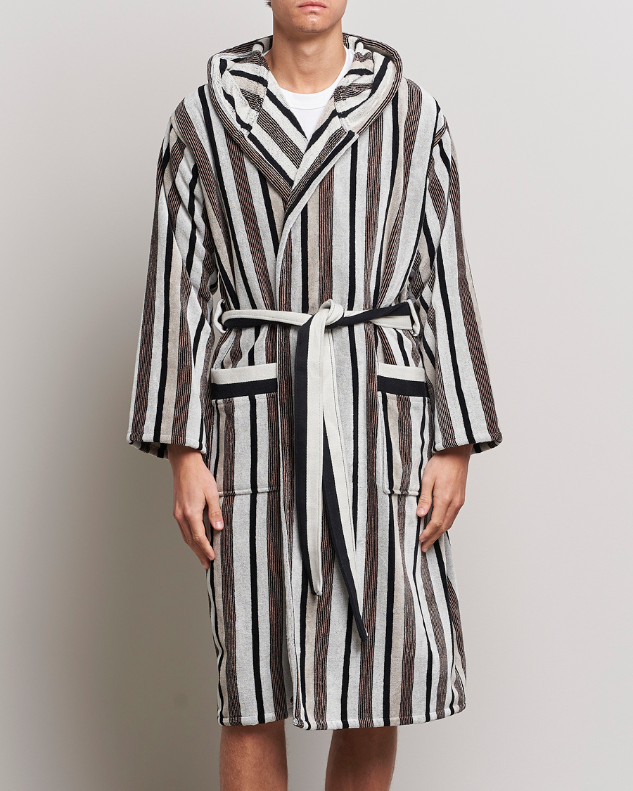 Hombres | Pijamas y batas | Missoni Home | Craig Bathrobe Grey/Black