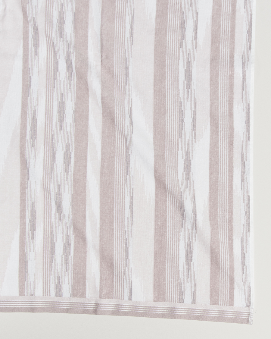 Men | Fabrics | Missoni Home | Clint Bath Towel 70x115cm Beige/White