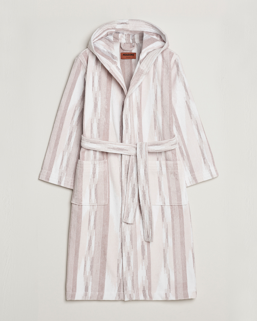 Hombres | Pijamas y batas | Missoni Home | Clint Bathrobe Beige/White