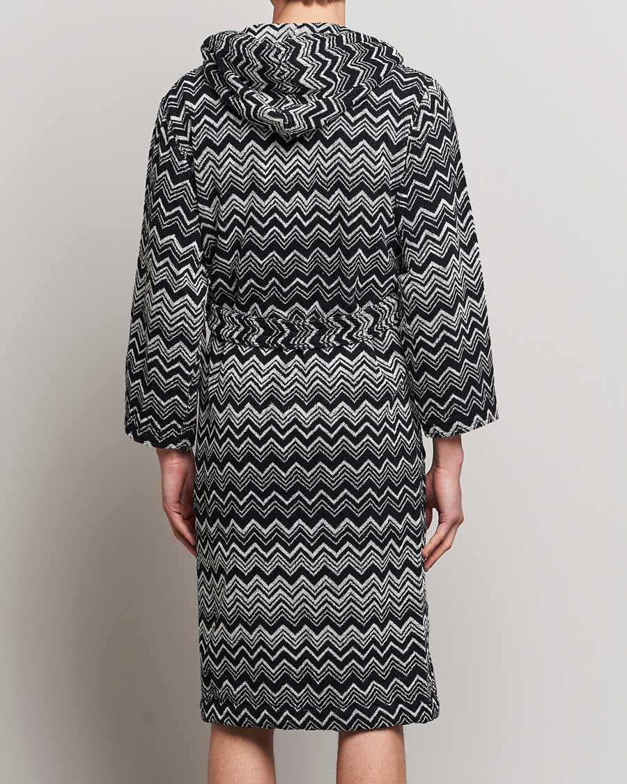 Hombres | Pijamas y batas | Missoni Home | Keith Bathrobe Grey/Black