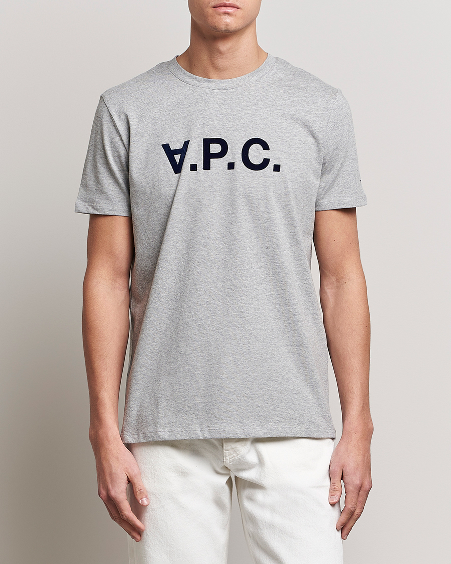 Hombres | A.P.C. | A.P.C. | VPC T-Shirt Grey Heather