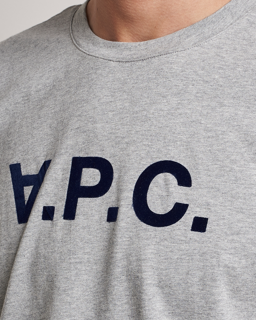 Hombres | Camisetas | A.P.C. | VPC T-Shirt Grey Heather