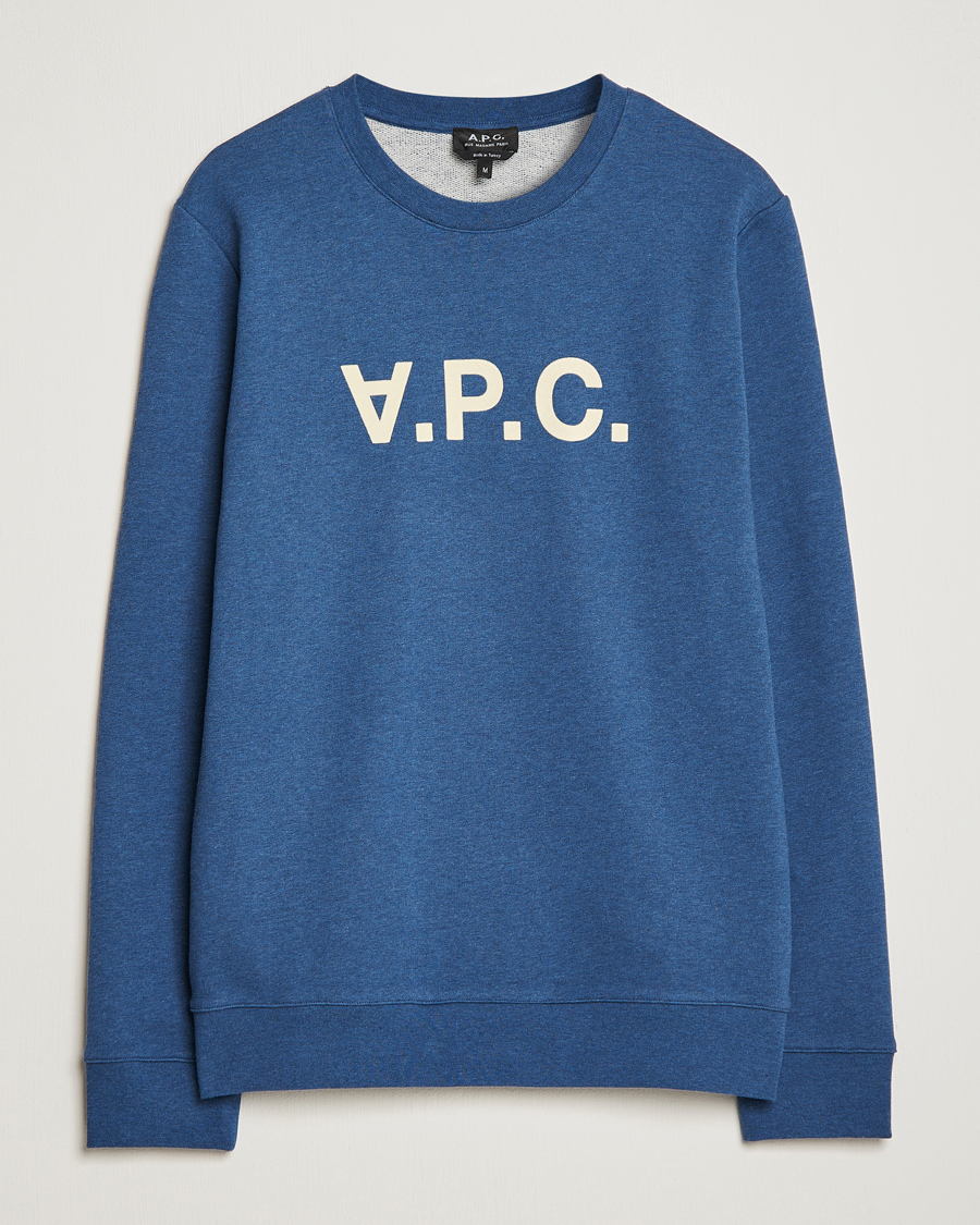 Hombres | Jerséis y prendas de punto | A.P.C. | VPC Sweatshirt Indigo